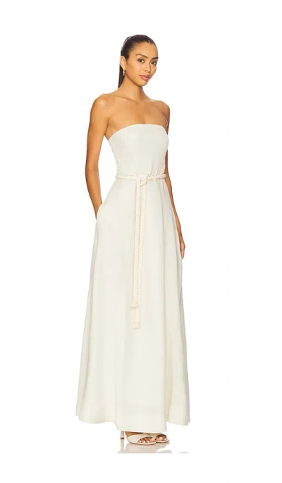 Lpa Everli Maxi Dress In White