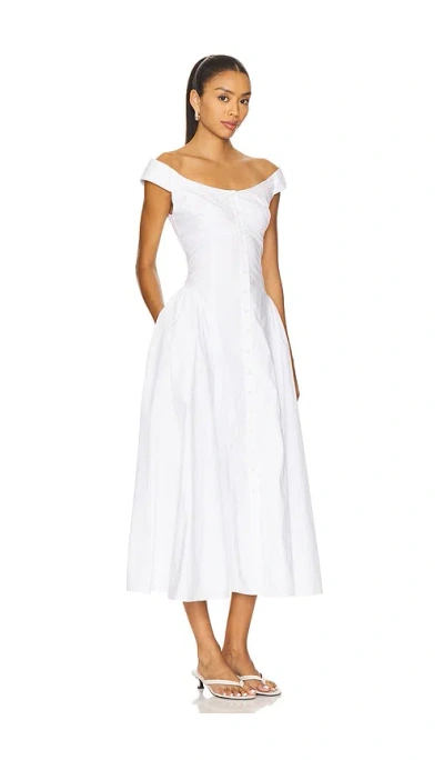 Lpa Mira Midi Dress In White