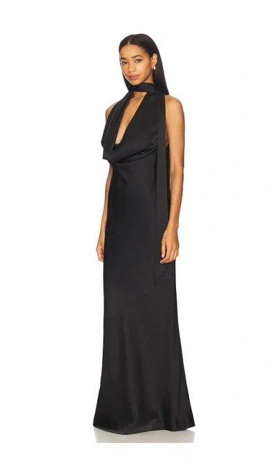 Lovers & Friends Jenna Gown In Black