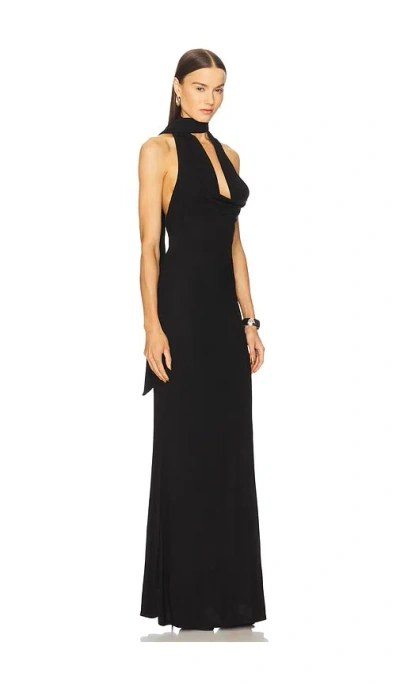Michael Costello X Revolve Nathalia Gown In Black