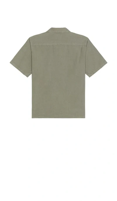 Norse Projects Carsten Cotton Tencel Shirt In Green