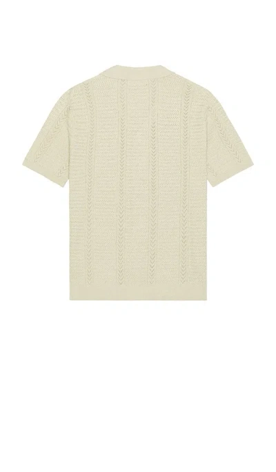 Marine Layer Jaden Sweater Resort Shirt In Neutral
