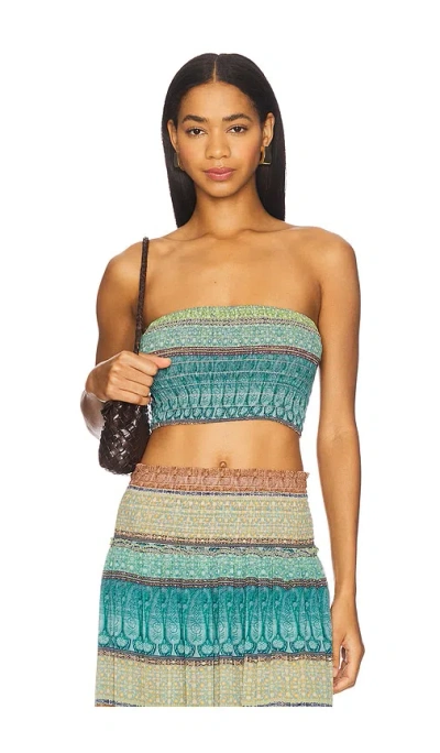 Misa Roksana Top In Blue