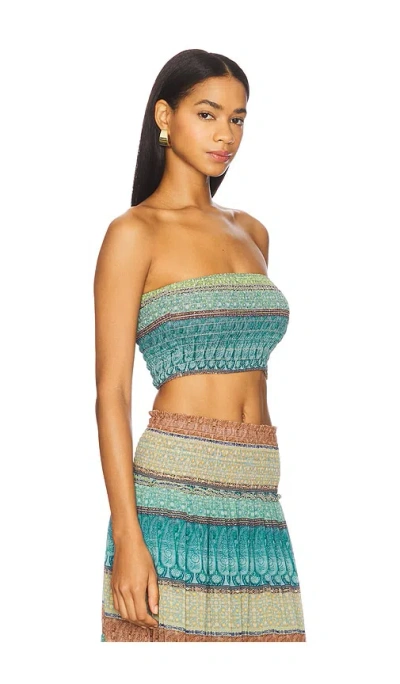 Misa Roksana Top In Blue