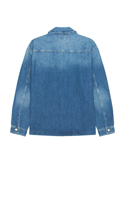 Tommy Jeans Denim Chore Jacket In Blue