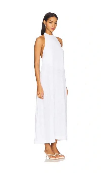 Sold Out Nyc The Fete Linen Dress White In White