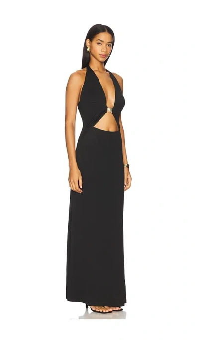 Runaway The Label Halston Maxi Dress In Black