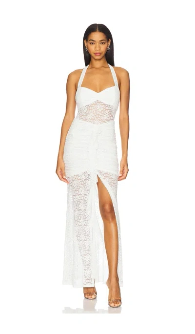 Runaway The Label Annika Maxi Dress In White