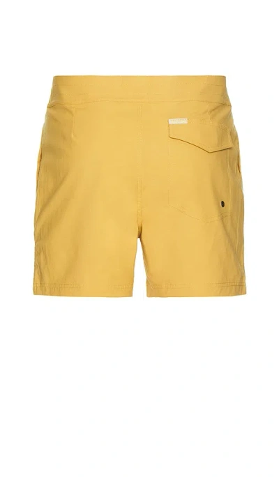 Sendero Provisions Co. Marejada Boardshorts In Yellow