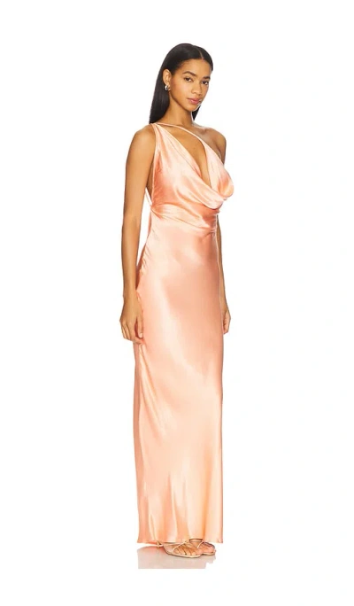 Sndys X Revolve Johanna Cowl Neck Maxi In Neutral