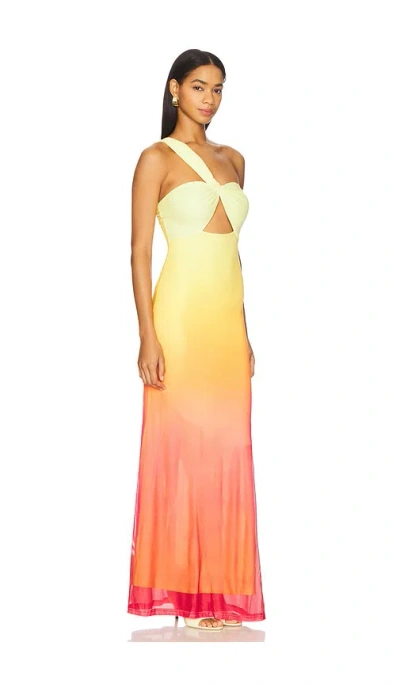 Runaway The Label Kyree Maxi Dress In Multi