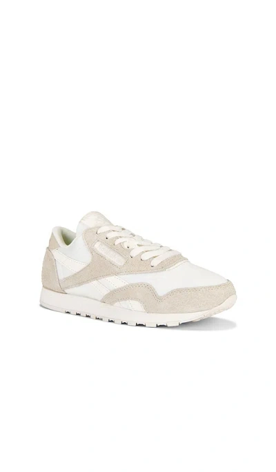 Reebok Classic Nylon Sneaker In Animal Print
