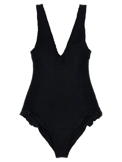 Hunza G Sadie Swim One-piece Swimsuit In Black