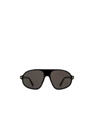 Tom Ford Eyewear Pilot-frame Sunglasses In Black