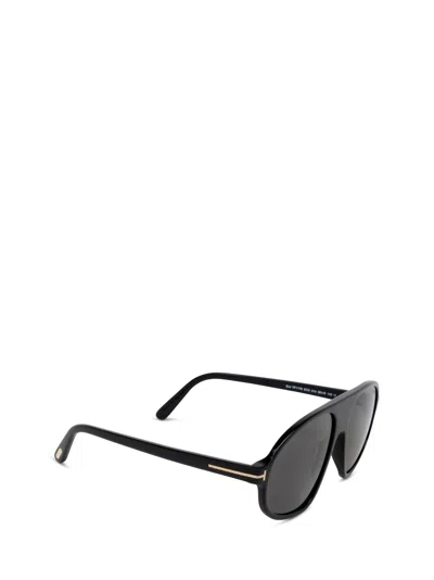 Tom Ford Eyewear Pilot-frame Sunglasses In Black