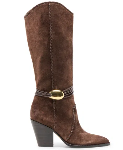 Dolce Vita Women's Jody Whipstitch Tall Heeled Western Boots