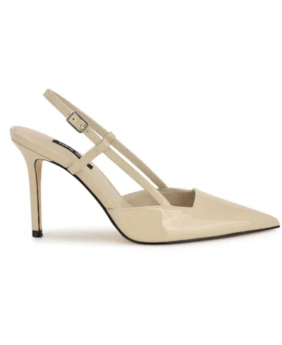 Nine West Women's Mianda Slingback Stiletto Pumps In Gold
