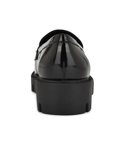 Nine West Missa Platform Lug Loafer In Black