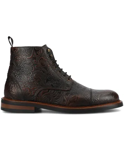 Taft Men's Rome Dress Boots In Brown