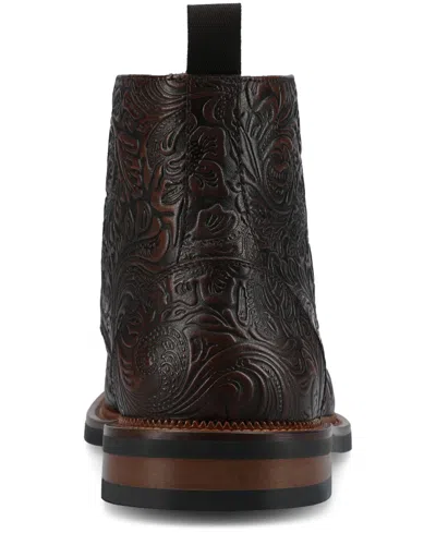 Taft Men's Rome Dress Boots In Brown