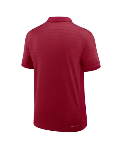 Nike Men's Cardinal Stanford Cardinal 2025 Early Season Coaches Sideline Victory Stripe Performance Polo  In Burgundy