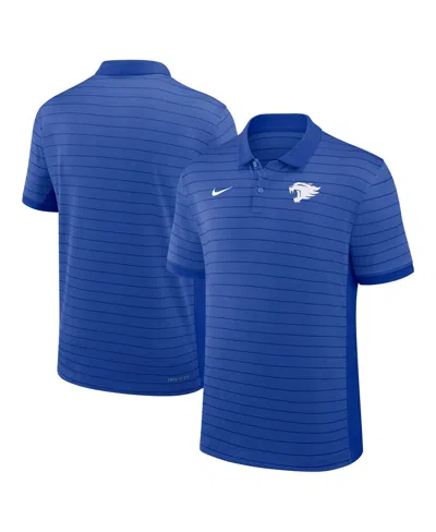 Nike Men's Royal Kentucky Wildcats 2025 Early Season Coaches Sideline Victory Stripe Performance Polo Shi In Blue