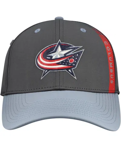 Fanatics Men's Charcoal/gray Columbus Blue Jackets Authentic Pro Training Camp Flex Hat
