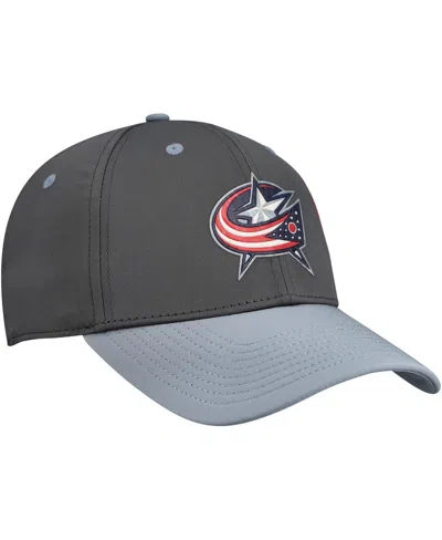 Fanatics Men's Charcoal/gray Columbus Blue Jackets Authentic Pro Training Camp Flex Hat