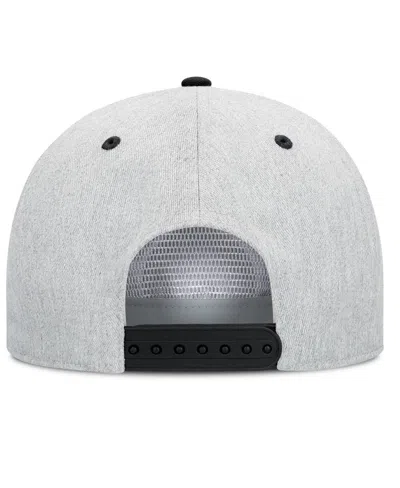Fanatics Men's Heather Gray/black Olympic Games Photo Finish Adjustable Hat
