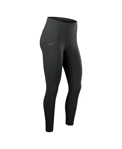 Nike Women's Black Alabama Crimson Tide Zenvy Performance Leggings In Black
