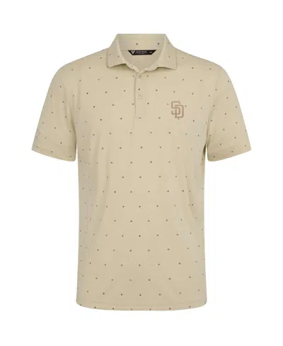 Levelwear Cream San Diego Padres Vision Polo In Neutral