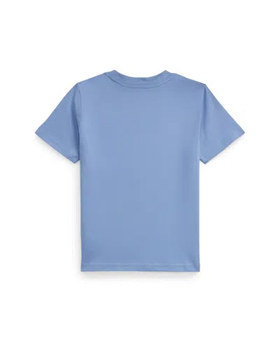 Polo Ralph Lauren Polo Pony-embroidered T-shirt In Blue