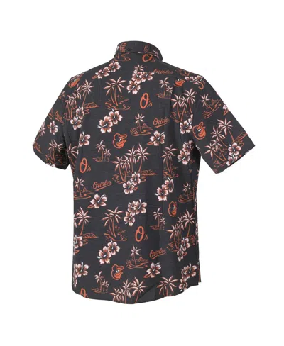 Reyn Spooner Men'sâ Black Baltimore Orioles Kekai Performance Button-up Shirt In Black