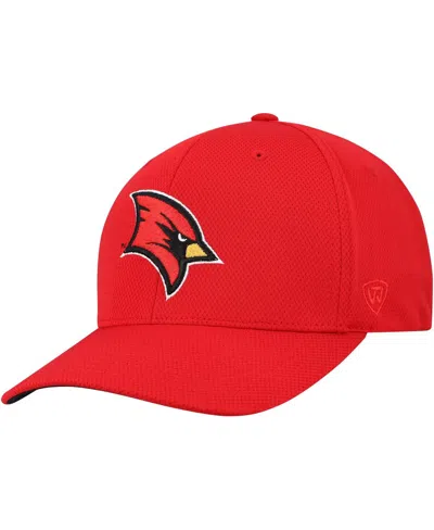 Top Of The World Men's Red Saginaw Valley State Cardinals Reflex Hybrid Tech Flex Hat