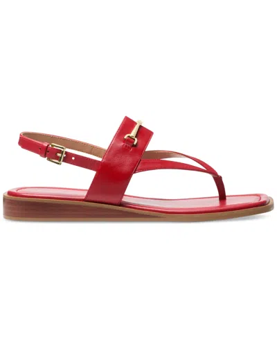 Michael Kors Michael  Women's Lena Thong Sandals In Red