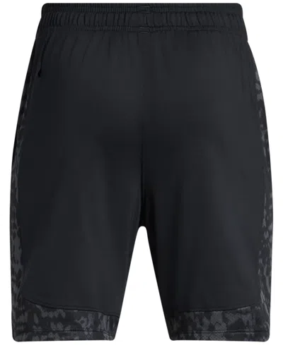 Under Armour Big Boys Tech Vent Print Shorts In Black
