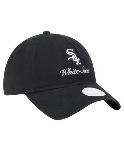 New Era Women'sâ Black Chicago White Sox Preppy Team 9twenty Adjustable Hat