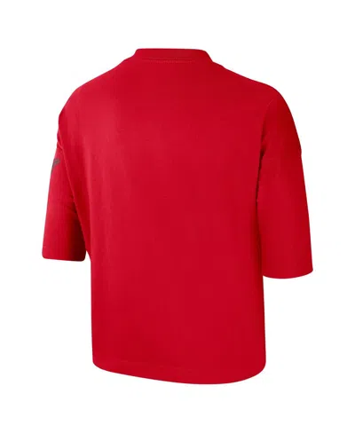 Nike Women's Red Miami Heat 2024/25 City Edition Courtside Boxy T-shirt In Red