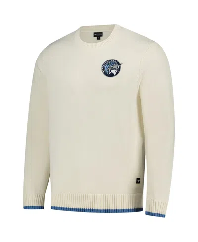 The Wild Collective Men's And Women's Cream Minnesota Lynx Jacquard Pullover Sweater In Neutral