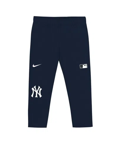 Nike Toddler 2-piece Navy New York Yankees Club Fleece Pullover Hoodie And Sweatpants Set In Blue