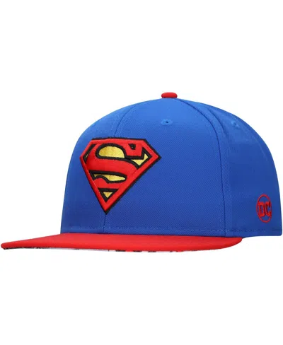 Lids Men's And Women's Royal Superman Comic Under Visor Snapback Hat