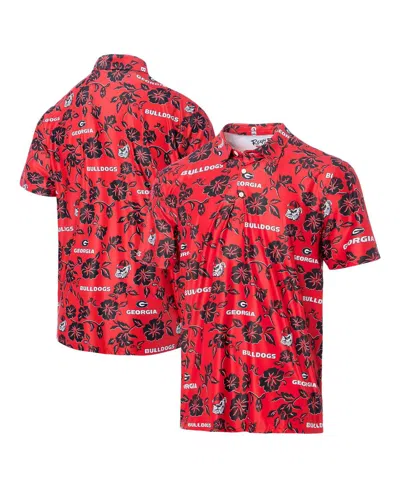 Reyn Spooner Men's Red Georgia Bulldogs Performance Polo Shirt In Red
