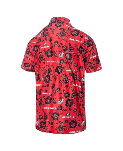 Reyn Spooner Men's Red Georgia Bulldogs Performance Polo Shirt In Red