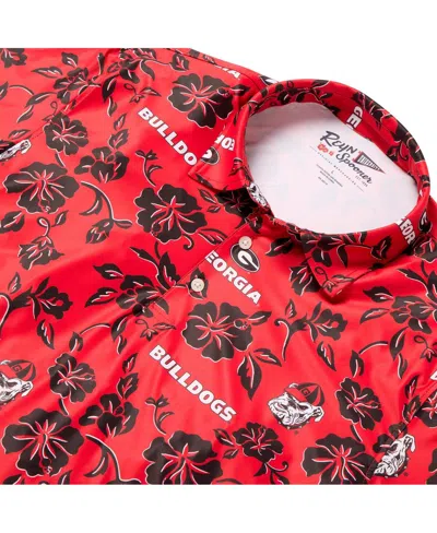 Reyn Spooner Men's Red Georgia Bulldogs Performance Polo Shirt In Red