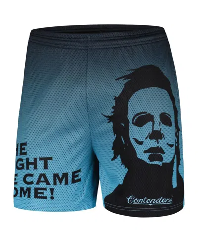 Contenders Clothing Men's Black Halloween The Knife Mesh Active Shorts