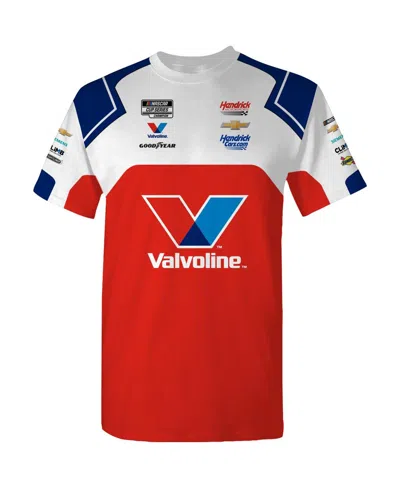Hendrick Motorsports Team Collection Red Kyle Larson Valvoline Uniform T-shirt In Multi