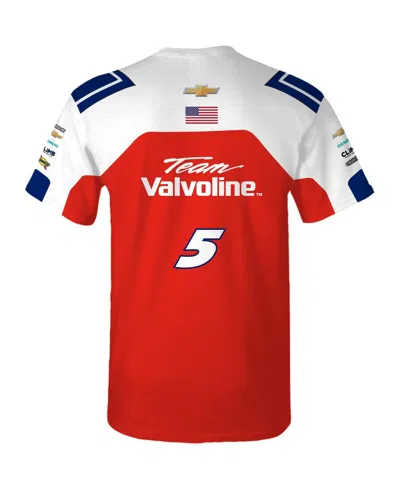 Hendrick Motorsports Team Collection Red Kyle Larson Valvoline Uniform T-shirt In Multi