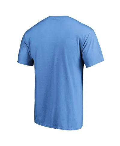 Fanatics Men's Light Blue Tampa Bay Rays Heart Soul T-shirt In Blue