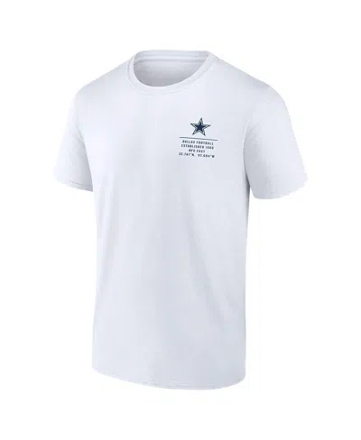 Fanatics Men's White Dallas Cowboys Repeat Stats T-shirt In White