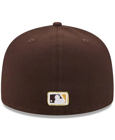 New Era Men's Brown San Diego Padres 2025 59fifty Day 59fifty Fitted With Pins Hat